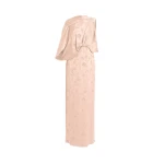 Erdem Silk Creponne Drape Gown