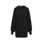 Essentiel Antwerp Black rhinestone-embellished mini dress