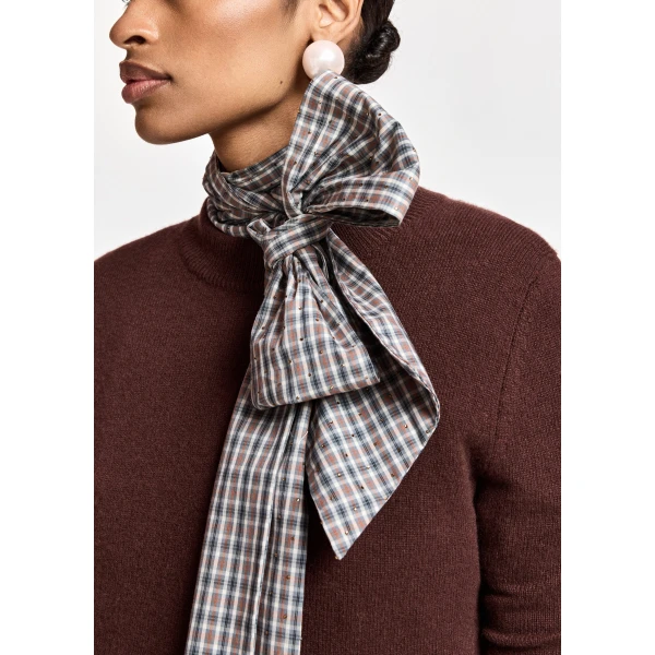 Essentiel Antwerp Brown cashmere sweater, view 5