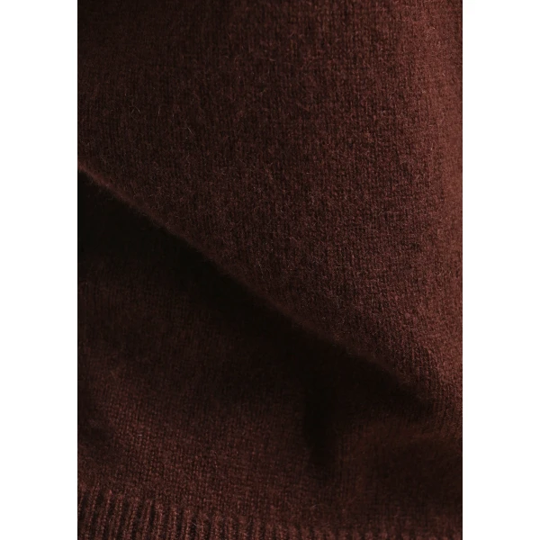 Essentiel Antwerp Brown cashmere sweater, view 6