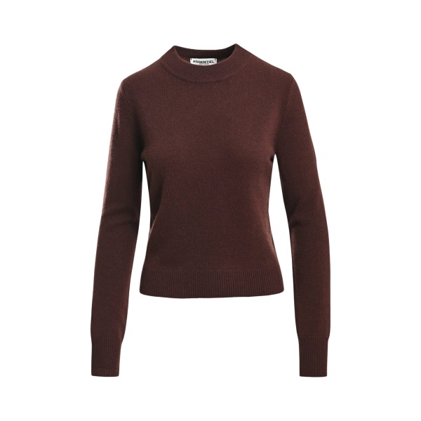 Essentiel Antwerp Brown cashmere sweater