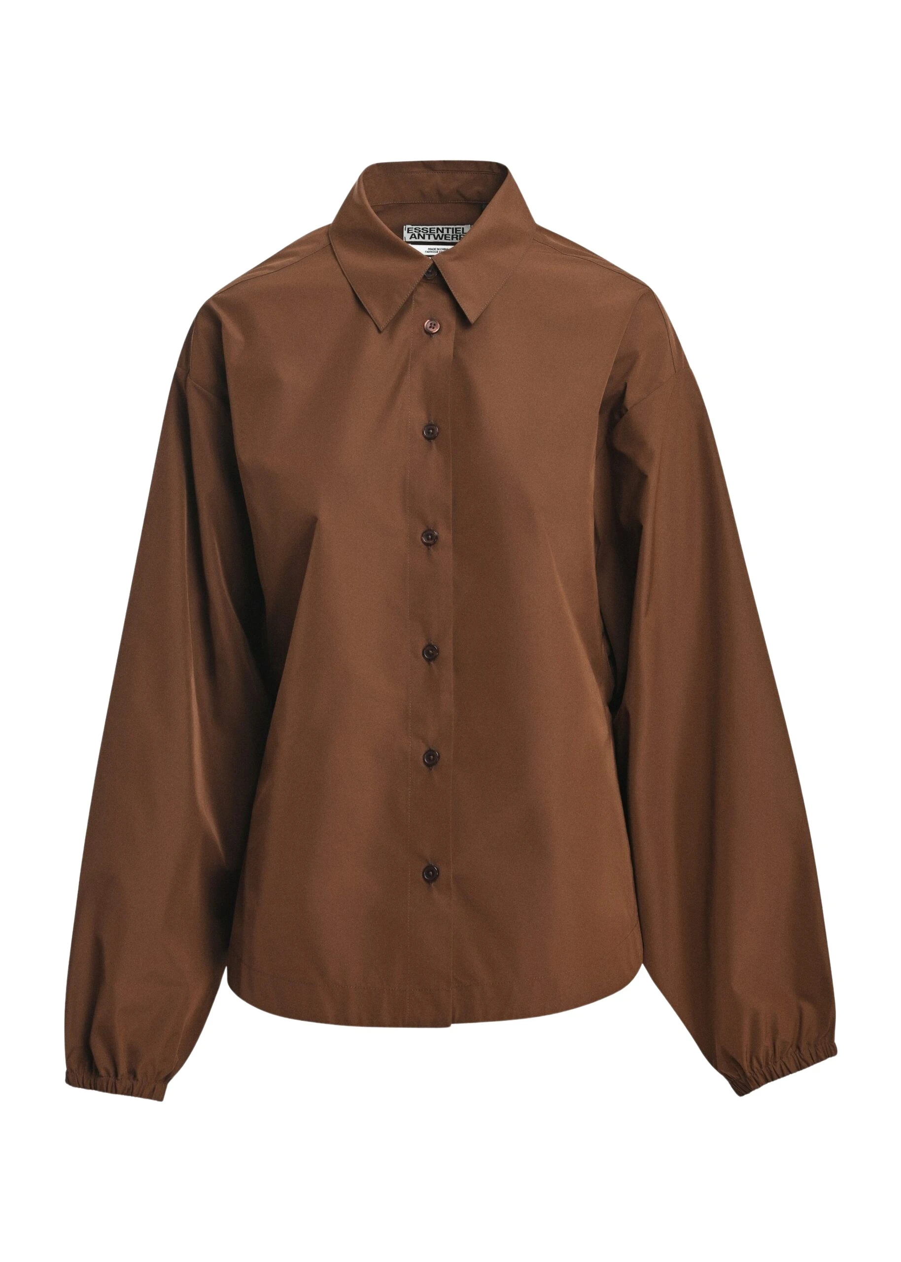 Essentiel-Antwerp-Brown-oversized-shirt-with-voluminous-sleeves-scaled16838_nobg Essentiel Antwerp Brown oversized shirt with voluminous sleeves