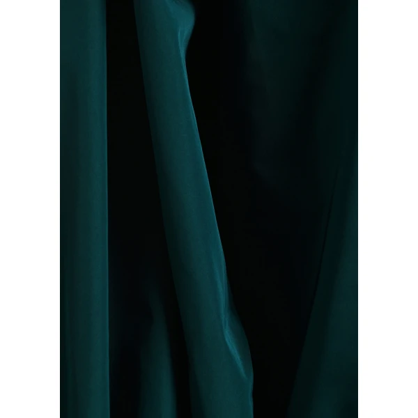 Essentiel Antwerp Dark green oversized mini dress with voluminous sleeves, view 6