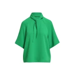 Essentiel-Antwerp-Green-scarf-like-collar-top-scaled48759_nobg Essentiel Antwerp Green scarf-like collar top