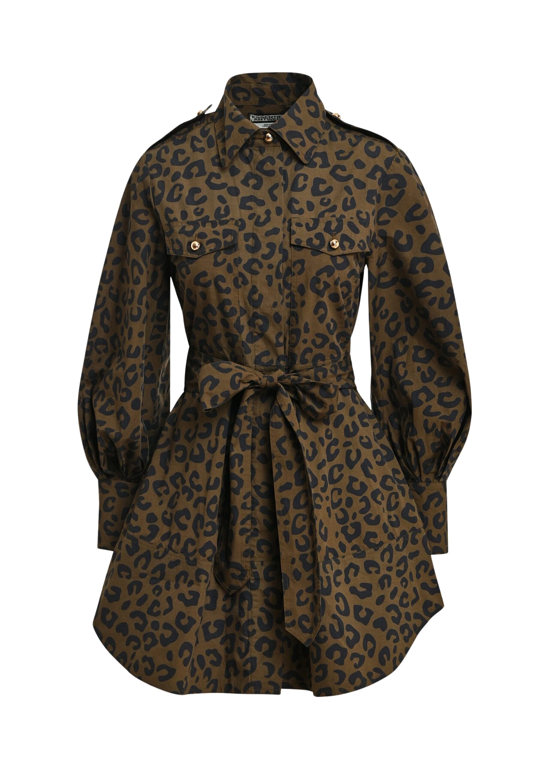 Essentiel-Antwerp-Khaki-and-black-leopard-print-mini-shirt-dress-scaled44958_nobg Essentiel Antwerp Khaki and black leopard-print mini shirt dress