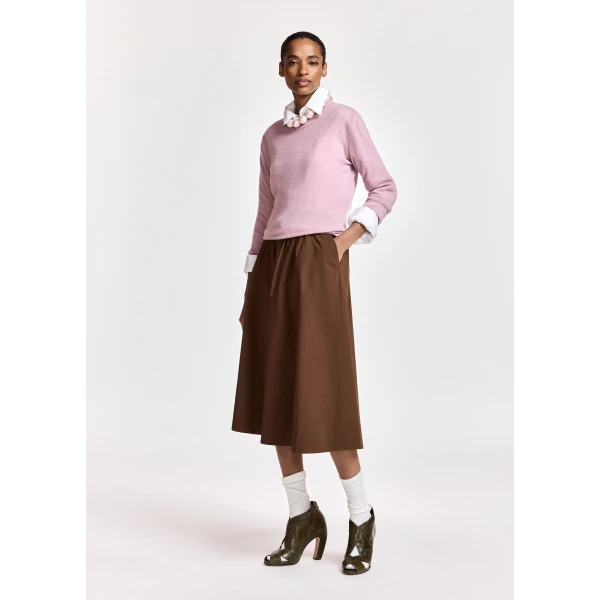 Essentiel Antwerp Light pink cashmere sweater, view 3