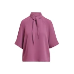 Essentiel Antwerp Mauve scarf-like collar top