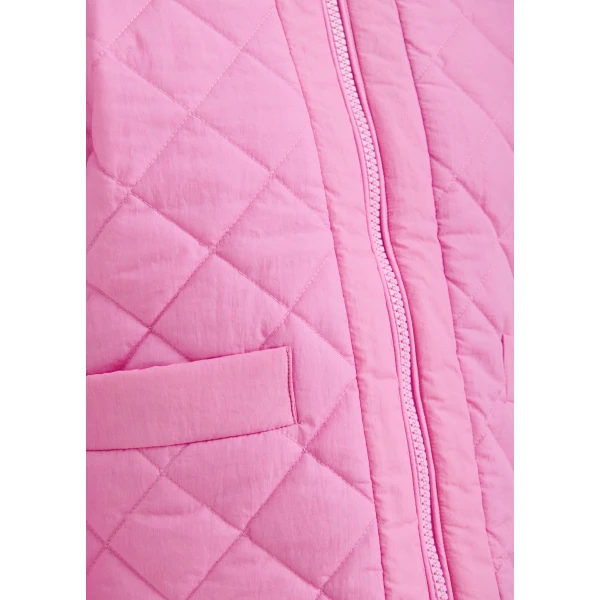 Essentiel Antwerp Pink quilted padded jacket, view 6