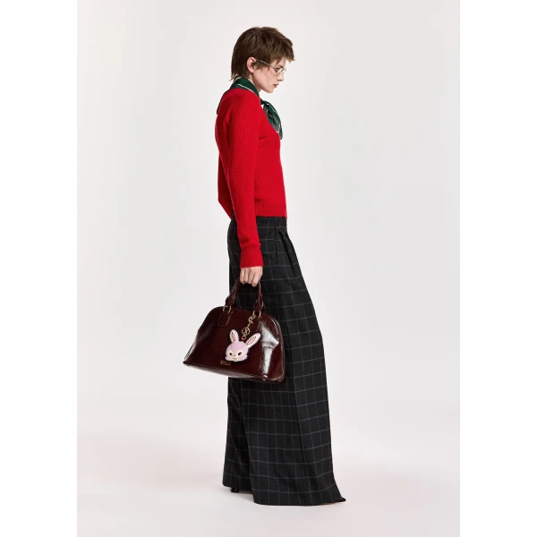 Essentiel Antwerp Red cashmere sweater, view 4