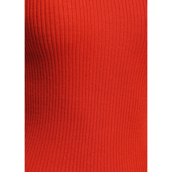 Essentiel Antwerp Red ribbed wool-blend turtleneck sweater, view 6