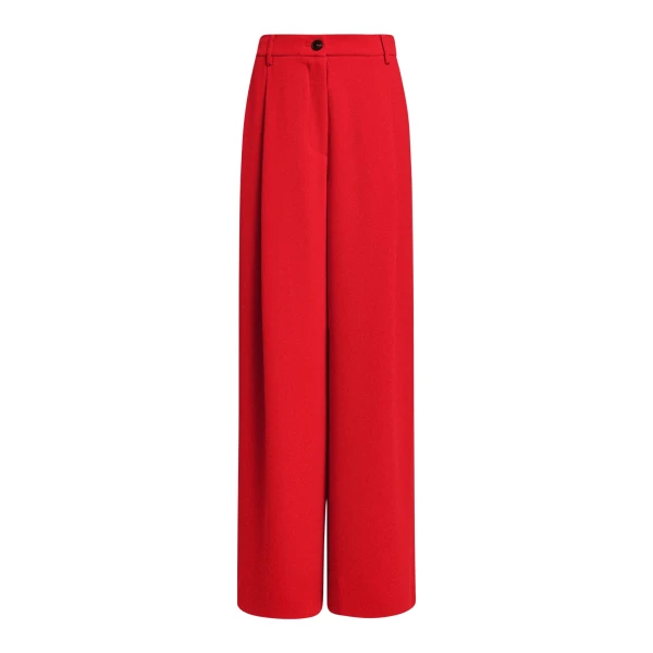 Essentiel Antwerp Red wide-leg pants