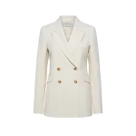 Gabriela Hearst Angela Blazer in Ivory Sportswear Wool Gabriela Hearst Angela Blazer in Ivory Sportswear Wool