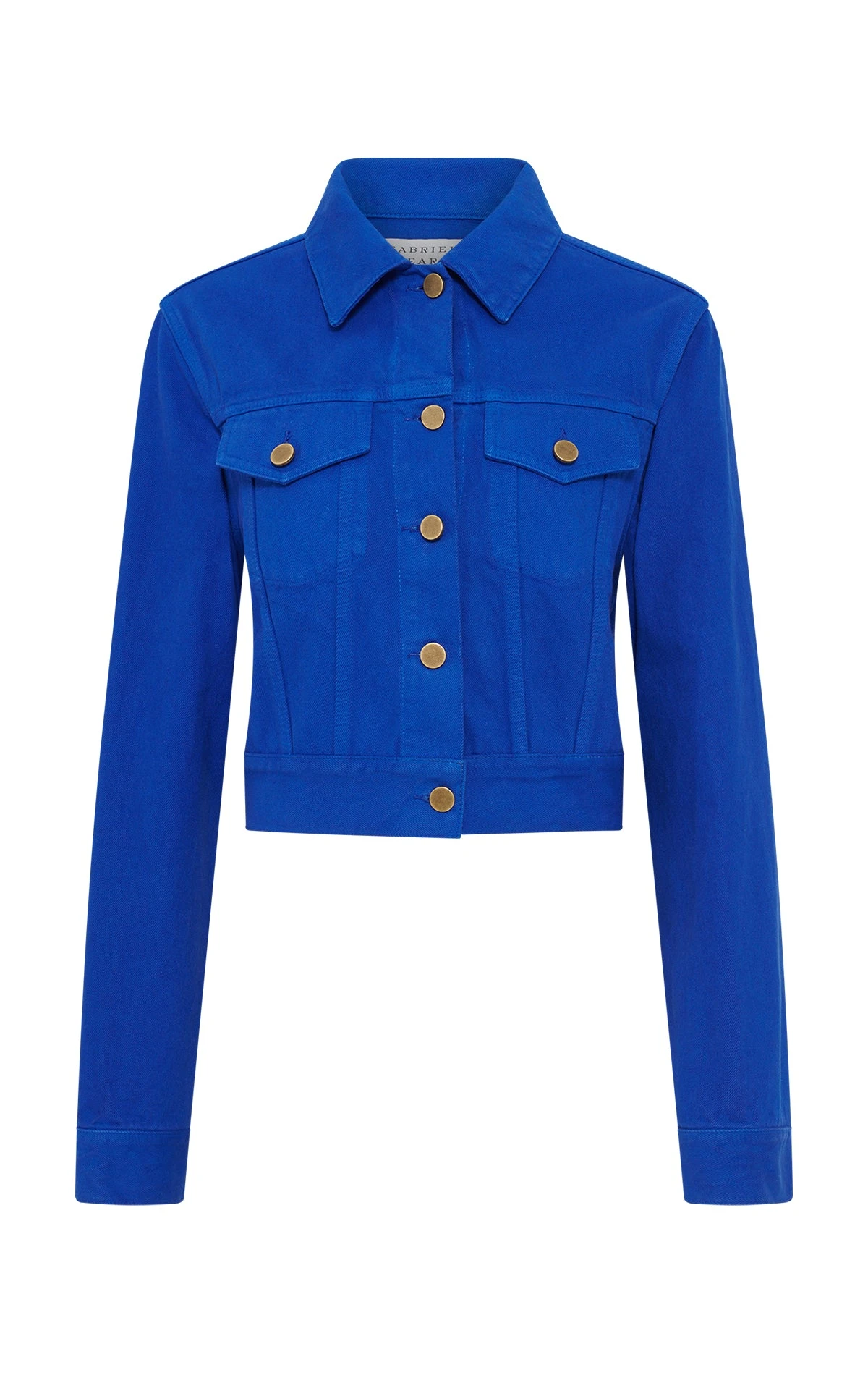 Gabriela Hearst Bronte Jacket in Cobalt Recycled Cotton Denim Gabriela Hearst Bronte Jacket in Cobalt Recycled Cotton Denim