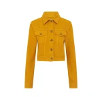Gabriela Hearst Bronte Jacket in Golden Birch Recycled Cotton Denim Gabriela Hearst Bronte Jacket in Golden Birch Recycled Cotton Denim