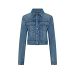 Gabriela Hearst Bronte Jacket in Uruguayan Blue Recycled Cotton Denim