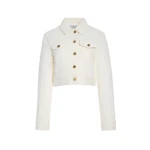 Gabriela Hearst Bronte Jacket in White Recycled Cotton Denim