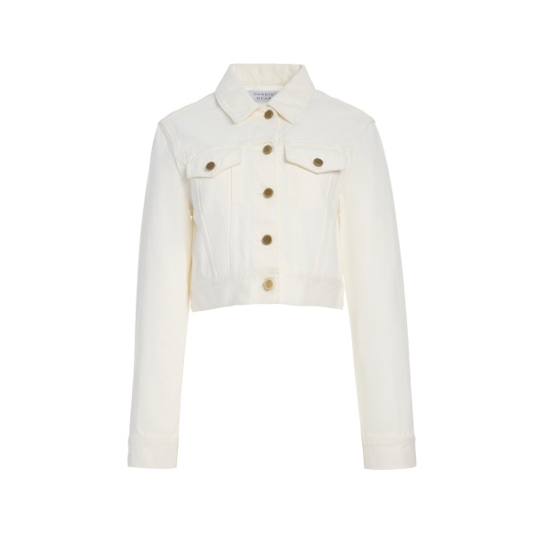 Gabriela Hearst Bronte Jacket in White Recycled Cotton Denim