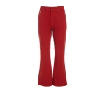 Gabriela Hearst Ezra Bootcut Cropped Jean in Antelope Orange Recycled Cotton Denim