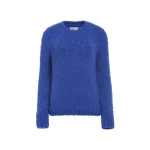 Gabriela Hearst Lawrence Knit Sweater in Cobalt Welfat Cashmere