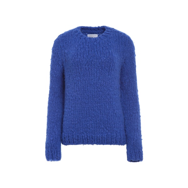 Gabriela Hearst Lawrence Knit Sweater in Cobalt Welfat Cashmere