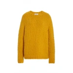 Gabriela Hearst Lawrence Knit Sweater in Saffron Welfat Cashmere