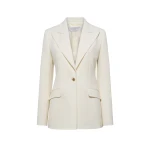 Gabriela Hearst Leiva Blazer in Ivory Sportswear Wool Gabriela Hearst Leiva Blazer in Ivory Sportswear Wool