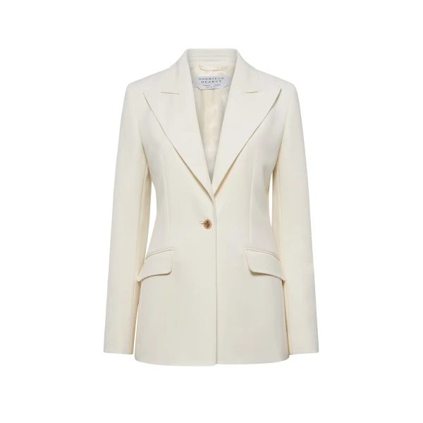 Gabriela Hearst Leiva Blazer in Ivory Sportswear Wool