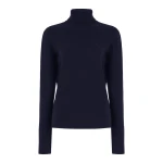Gabriela Hearst May Knit Turtleneck in Dark Navy Merino Wool Cashmere Gabriela Hearst May Knit Turtleneck in Dark Navy Merino Wool Cashmere