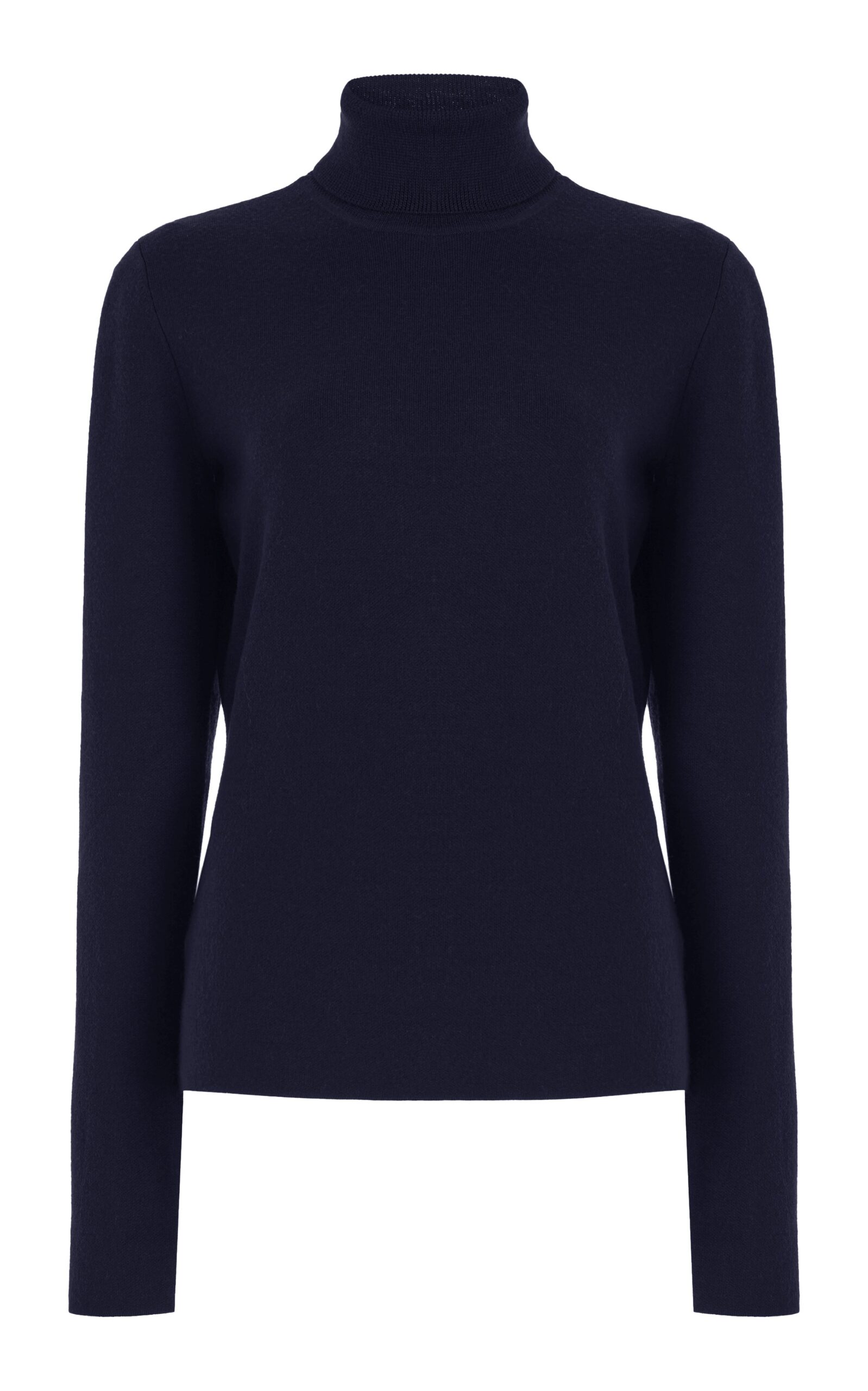 Gabriela Hearst May Knit Turtleneck in Dark Navy Merino Wool Cashmere Gabriela Hearst May Knit Turtleneck in Dark Navy Merino Wool Cashmere