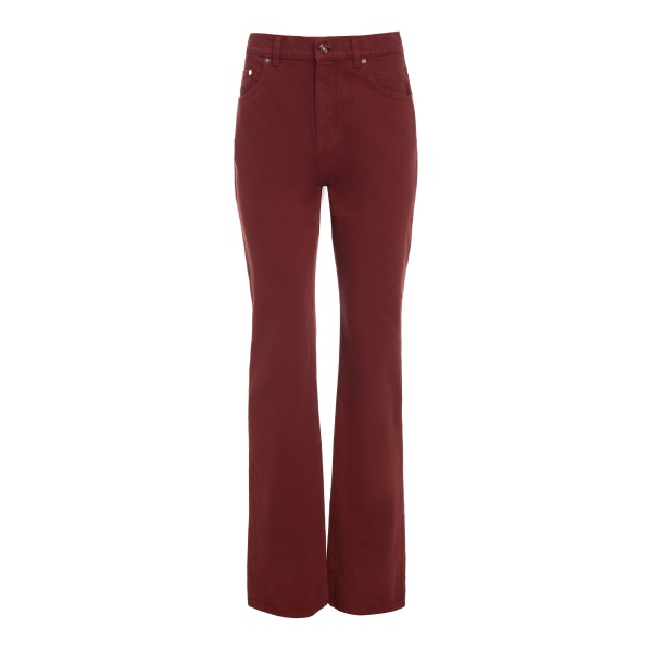 Gabriela Hearst Rey Straight-leg Jean in Burnt Sienna Recycled Cotton Denim