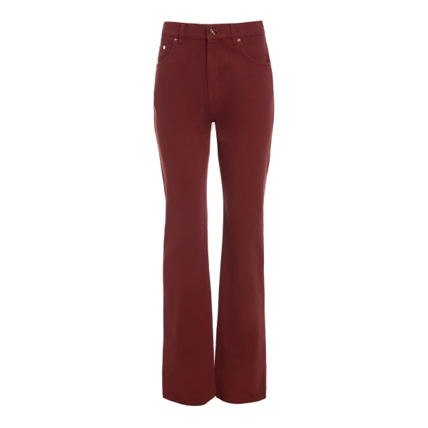 Gabriela Hearst Rey Straight-leg Jean in Burnt Sienna Recycled Cotton Denim
