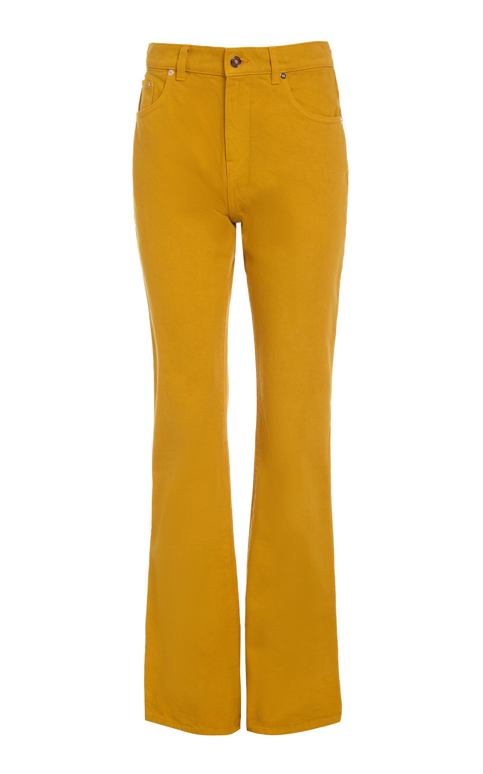 Gabriela Hearst Rey Straight-leg Jean in Golden Birch Recycled Cotton Denim Gabriela Hearst Rey Straight-leg Jean in Golden Birch Recycled Cotton Denim