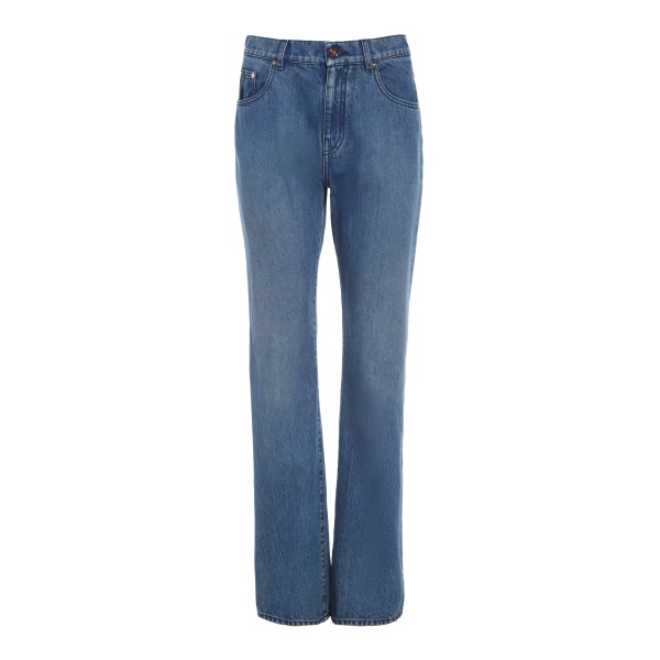 Gabriela Hearst Rey Straight-leg Jean in Uruguayan Blue Recycled Cotton Denim