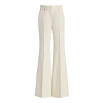 Gabriela Hearst Rhein Flare Pant in Ivory Sportswear Wool