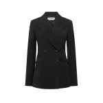 Gabriela Hearst Stephanie Blazer in Black Sportswear Wool