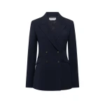 Gabriela Hearst Stephanie Blazer in Dark Navy Sportswear Wool