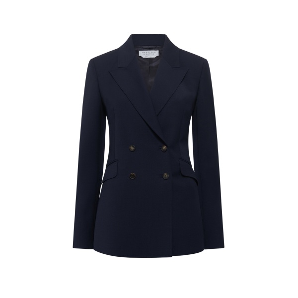 Gabriela Hearst Stephanie Blazer in Dark Navy Sportswear Wool