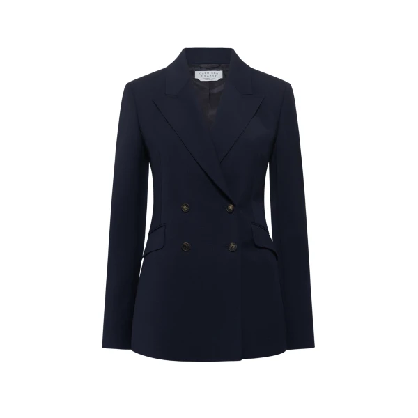 Gabriela Hearst Stephanie Blazer in Dark Navy Sportswear Wool