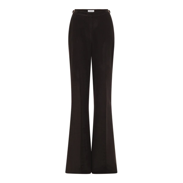 Vesta Flare Pant in Chocolate Fine Cashmere Corduroy
