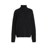 Gabriela Hearst Wigman Knit Turtleneck Sweater in Black Cashmere