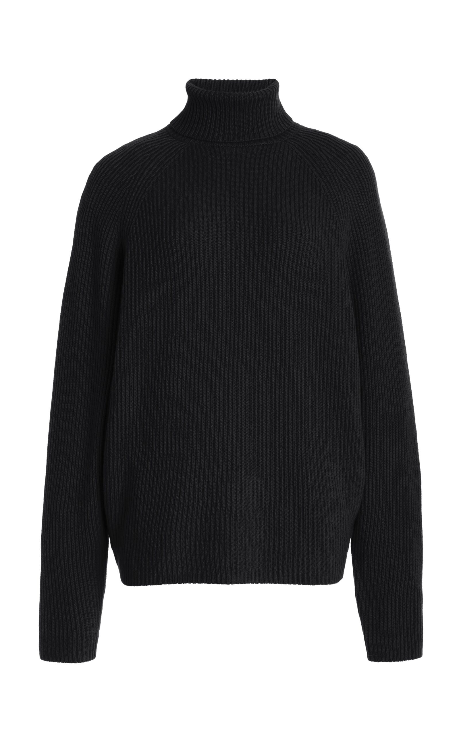 Gabriela Hearst Wigman Knit Turtleneck Sweater in Black Cashmere Gabriela Hearst Wigman Knit Turtleneck Sweater in Black Cashmere