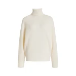 Gabriela Hearst Wigman Knit Turtleneck Sweater in Ivory Cashmere