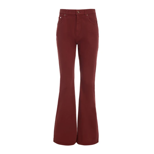 Gabriela Hearst Willa Bootcut Jean in Burnt Sienna Recycled Cotton Denim