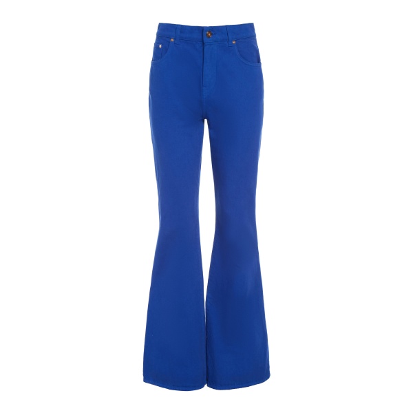 Gabriela Hearst Willa Bootcut Jean in Cobalt Recycled Cotton Denim