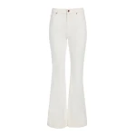Gabriela Hearst Willa Bootcut Jean in White Recycled Cotton Denim