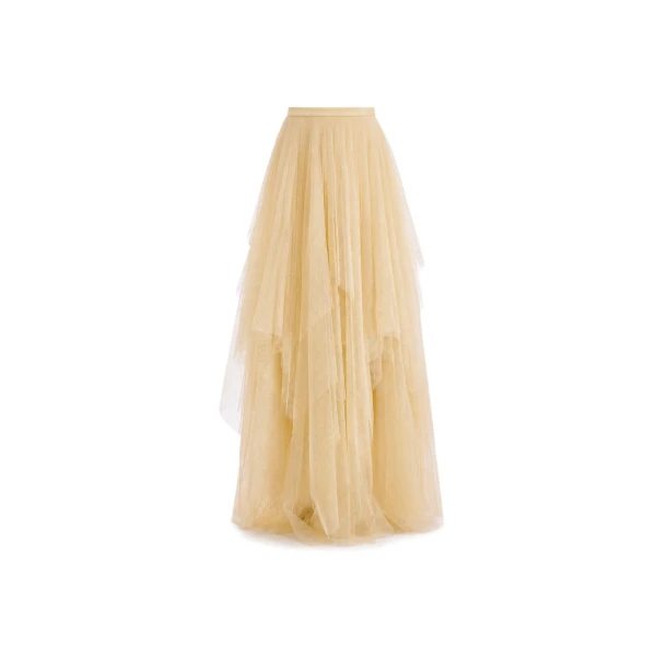 Gemy Maalouf 3D Floral Tulle Corset Set, view 6
