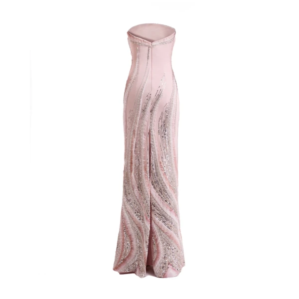 Gemy Maalouf Abstract Beaded Dress, view 6