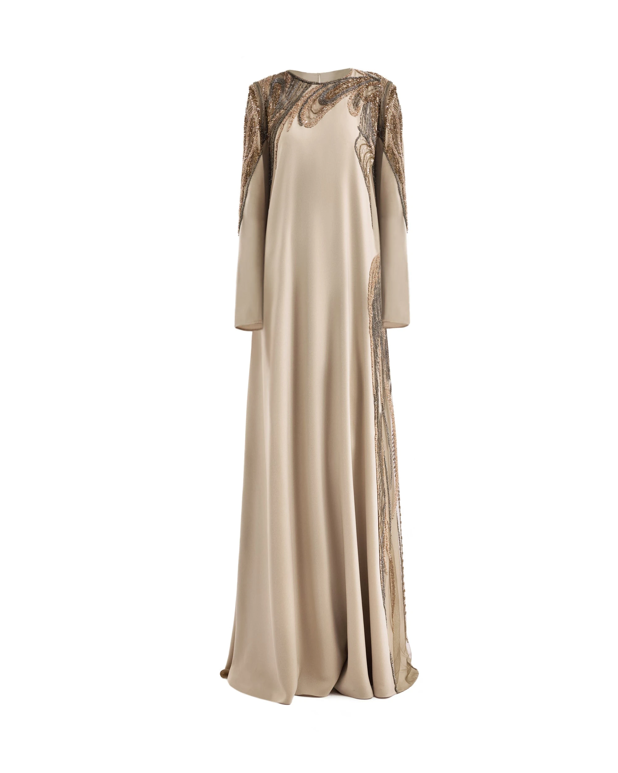 Gemy Maalouf Asymmetrical Beading Dress Gemy Maalouf Asymmetrical Beading Dress