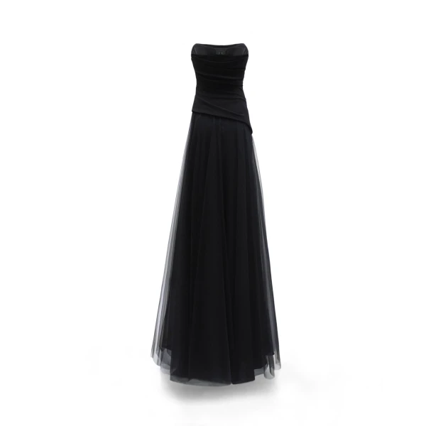 Gemy Maalouf Asymmetrical Draped Corset Dress, view 5
