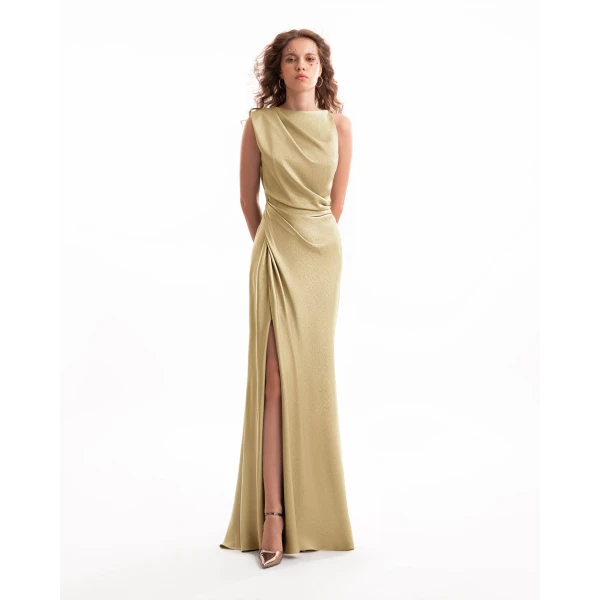 Gemy Maalouf Asymmetrical Draped Dress, view 2